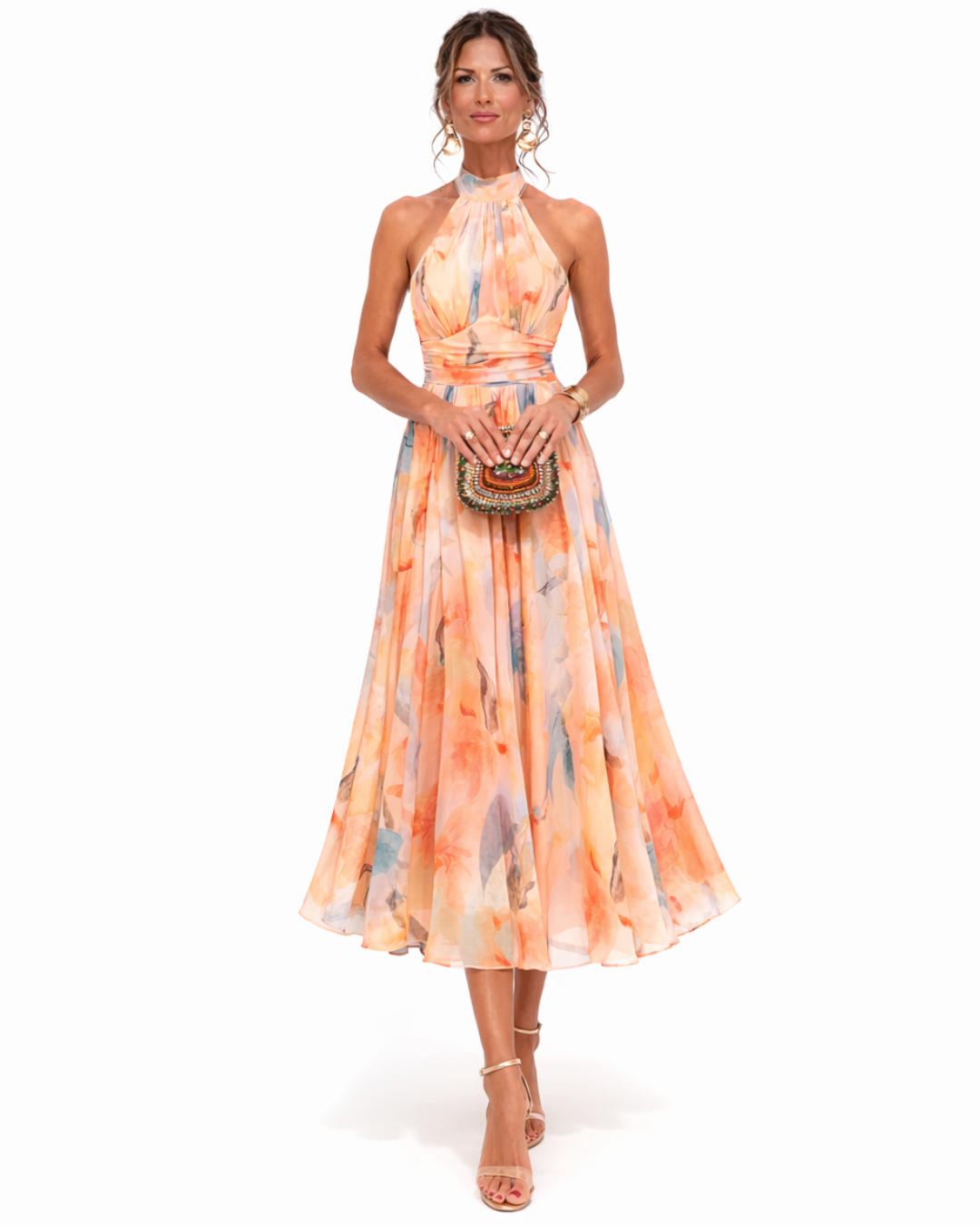 Elza | Dress with Halter Neckline