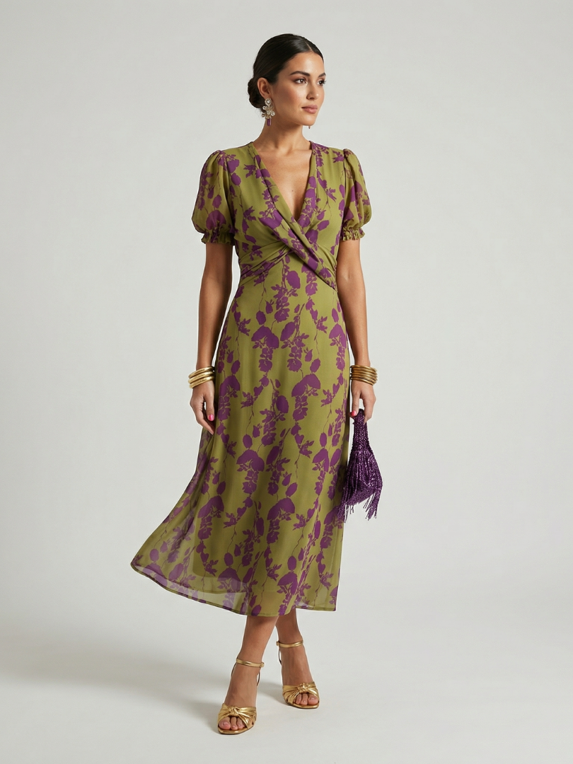 Ellis & Johnson™  | Relaxed Floral Midi Dress