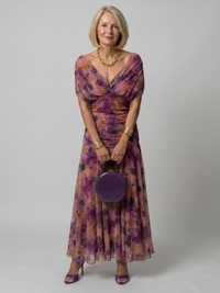 Ellis & Johnson™  | Off Shoulder Flow Midi Dress