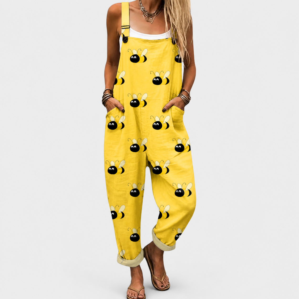 Comfortable Printed Jumpsuit