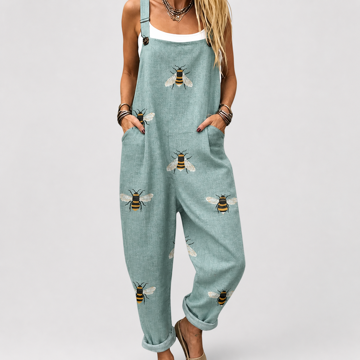 Comfortable Printed Jumpsuit