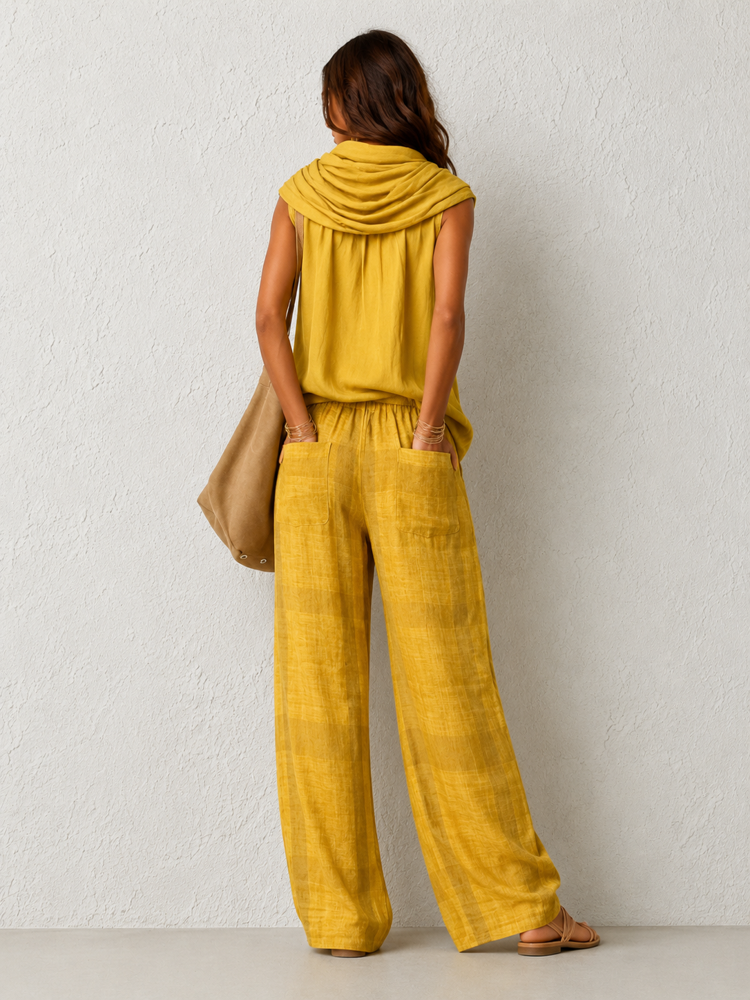 Comfortable and Elegant Natural Set Yellow