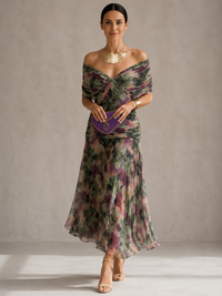 Hendrika | Coral Evening Dress