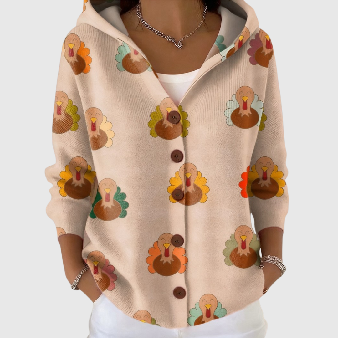 Pierina | Knit Jacket with Hood