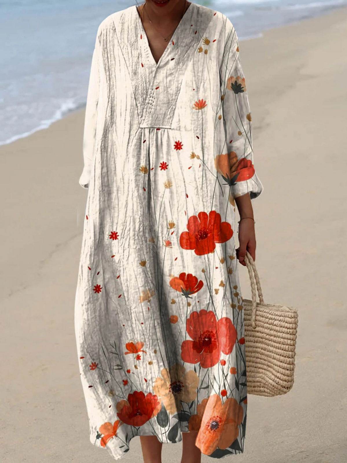 Sierra | Linen Maxi Dress