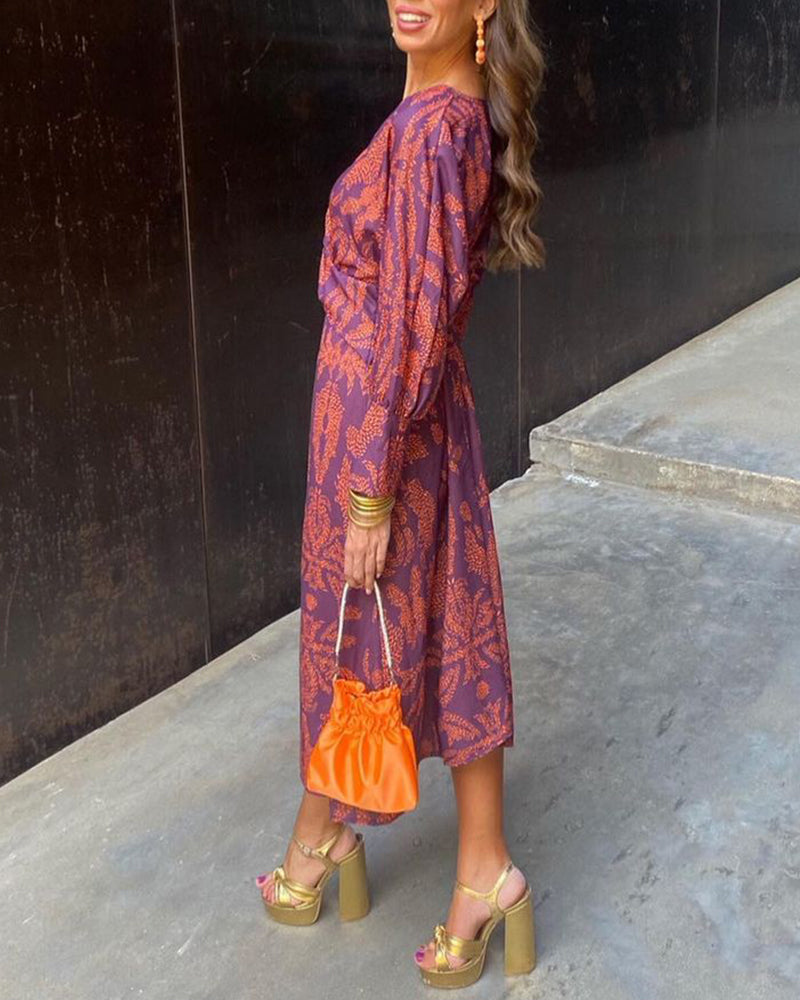 Celeste | Midi Dress Floral Elegance