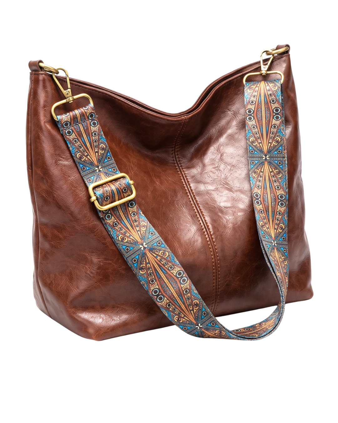 Larkin | Woven-Strap Hobo Bag