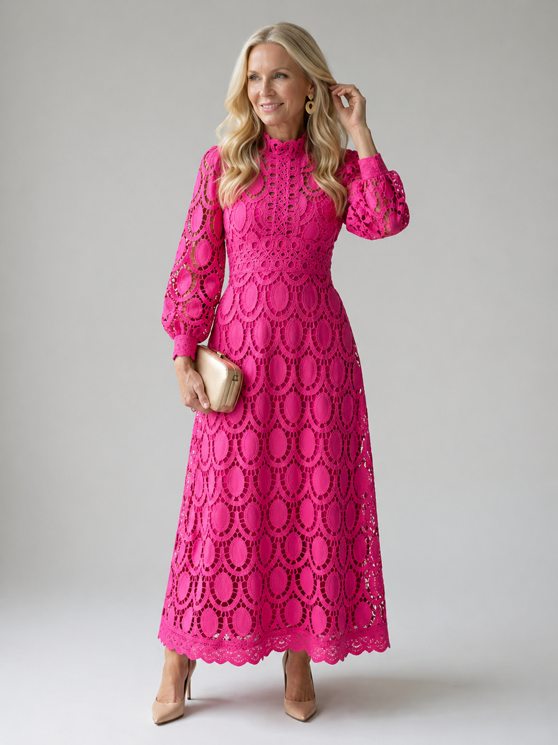 Ellis & Johnson™ | Lace Midi Dress