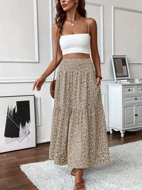 Elowen | Ditsy Floral Midi Skirt
