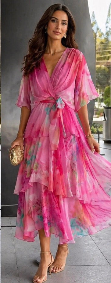 Ellis & Johnson™ | Layered Floral Sun Dress
