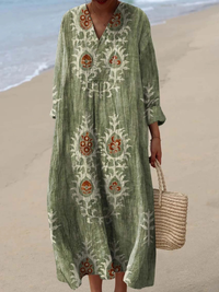 Nadia | Suzani-Print Maxi Dress