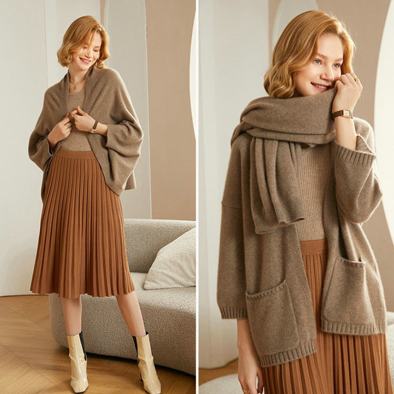 Alpina | Draped Cowl Shawl – Wells & Rose