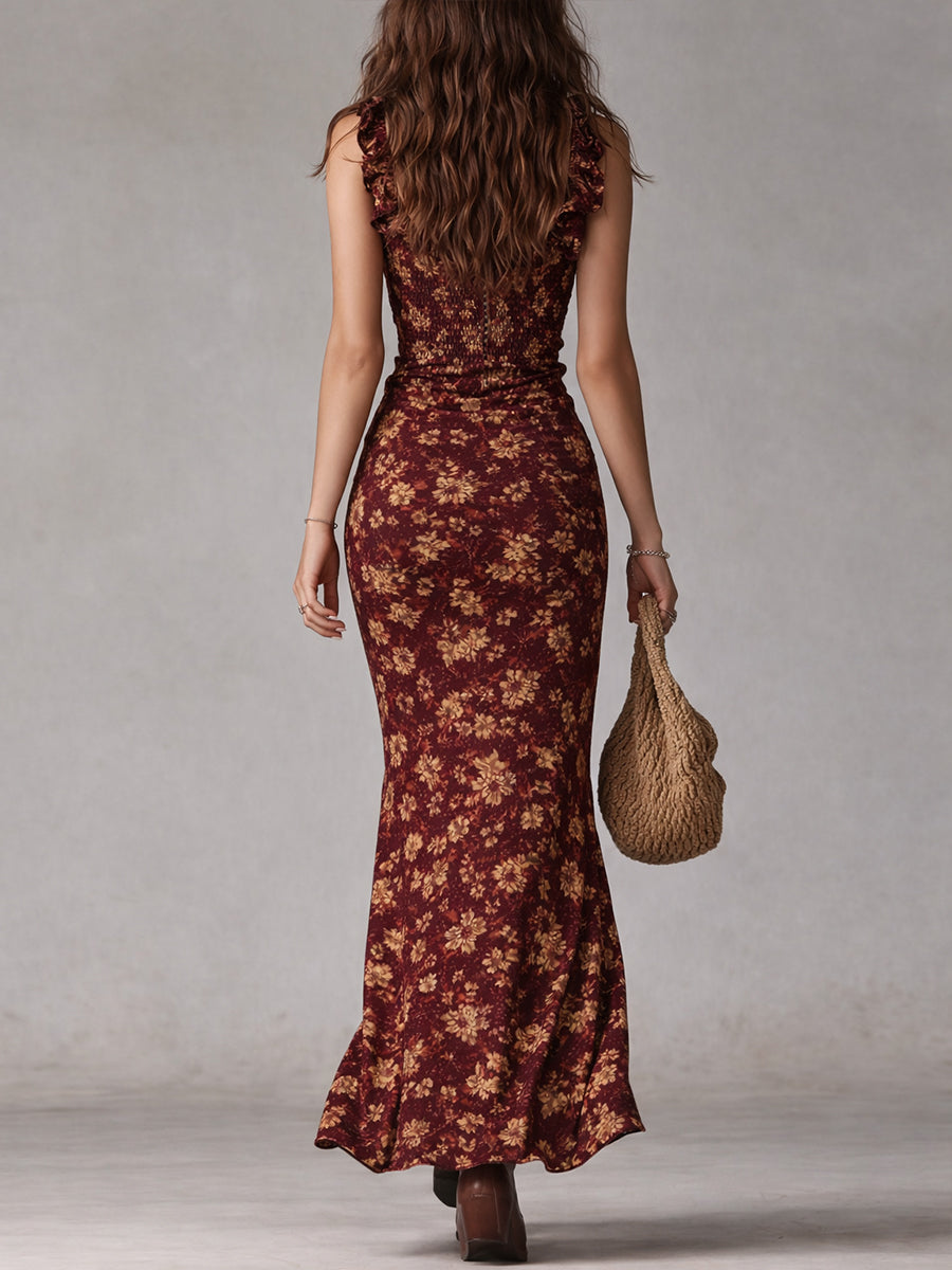 Mayfair | Elegant Retro Long Dress