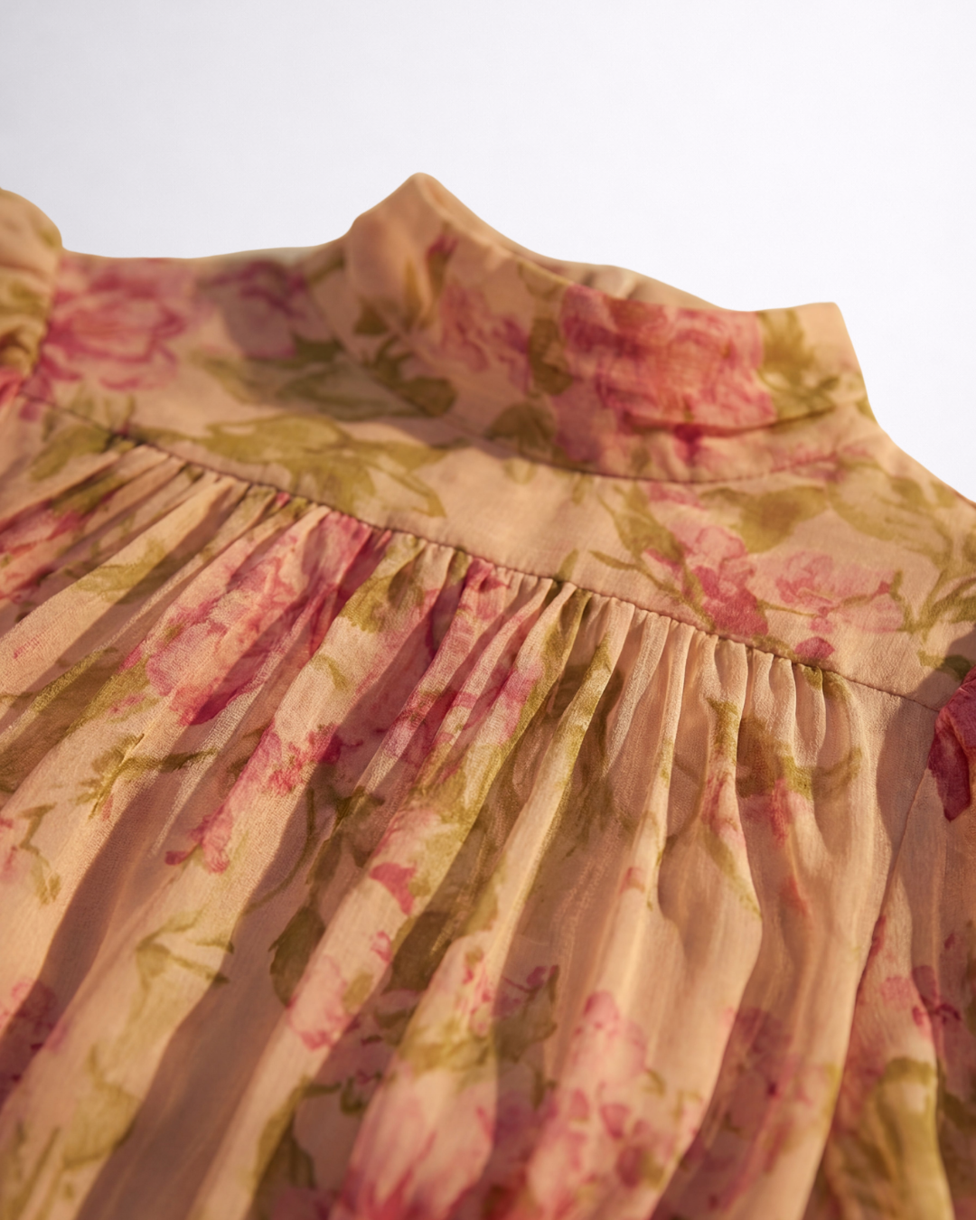 Rosario | Long Floral Chiffon Dress