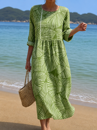 Women's Casual Dress with Floral Print