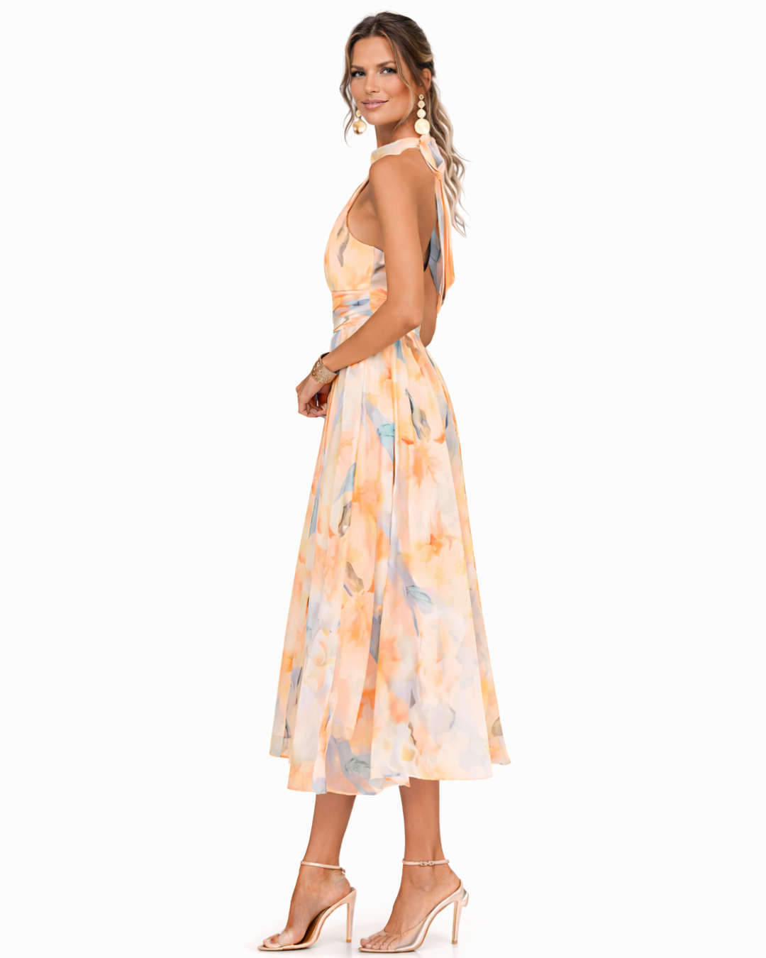 Elza | Dress with Halter Neckline