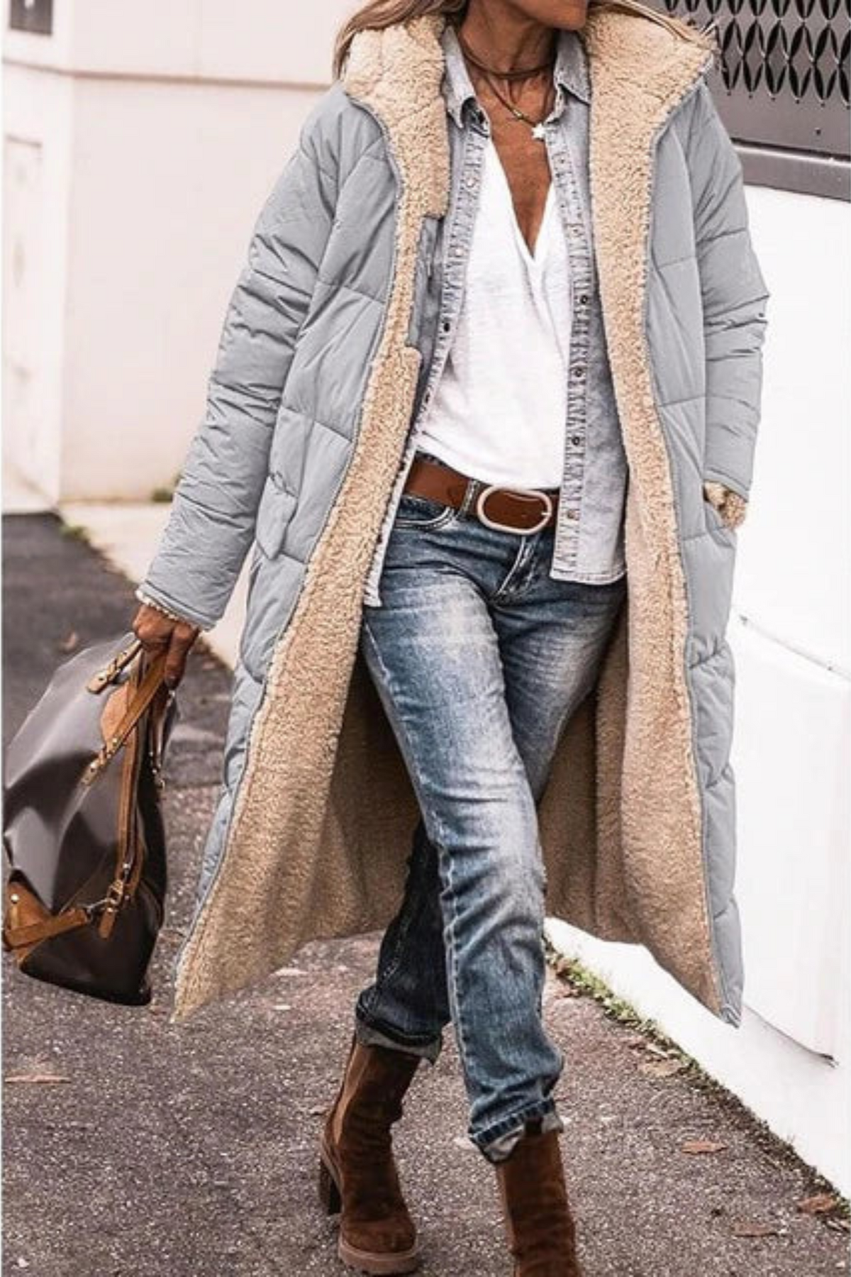 Carina – Elegant Reversible Women's Coat