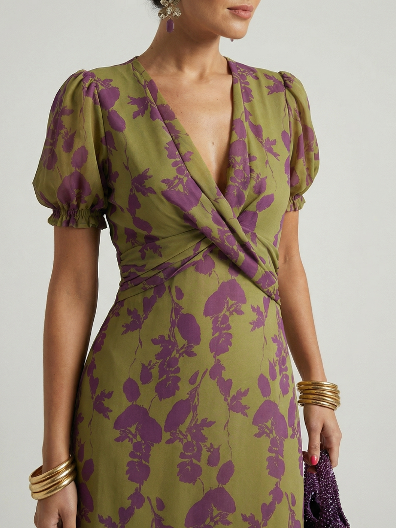 Ellis & Johnson™  | Relaxed Floral Midi Dress