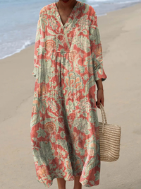 Nora | Wrap V-Neck Maxi Dress