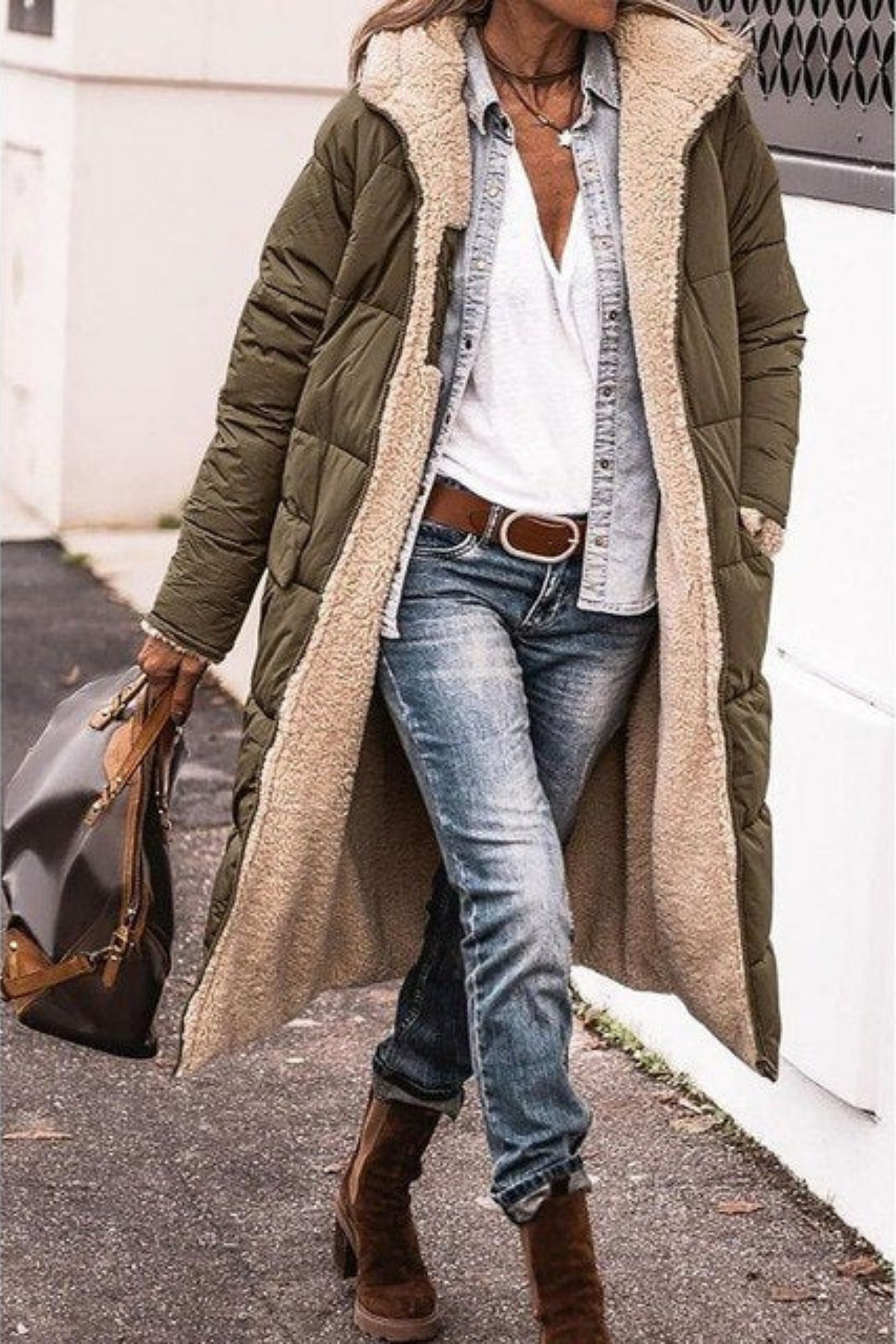 Carina – Elegant Reversible Women's Coat