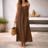 ISLA | Breezy Maxi Dress with Adjustable Waist for a Perfect Custom Fit