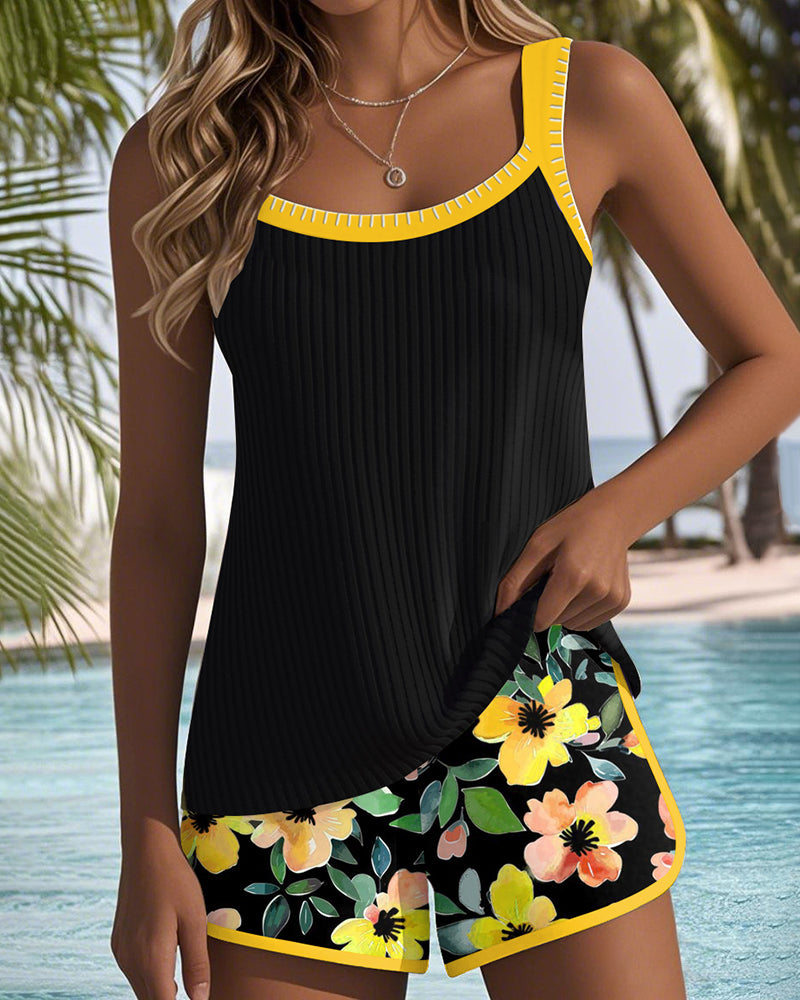 Miriam | Elegant Two-Piece Tankini Set