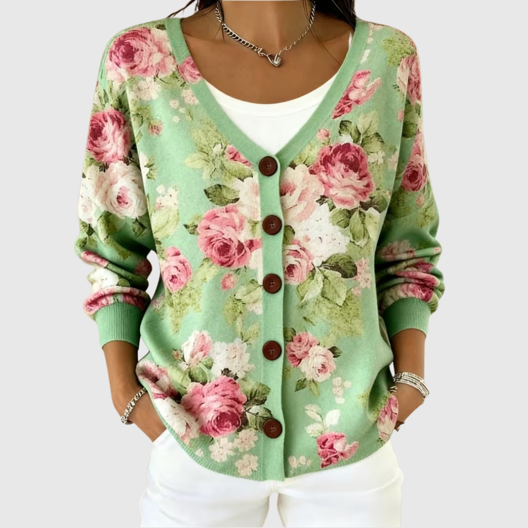 Olga | Button-Up Knit Jacket