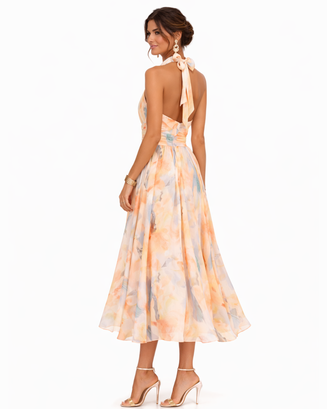 Elza | Dress with Halter Neckline