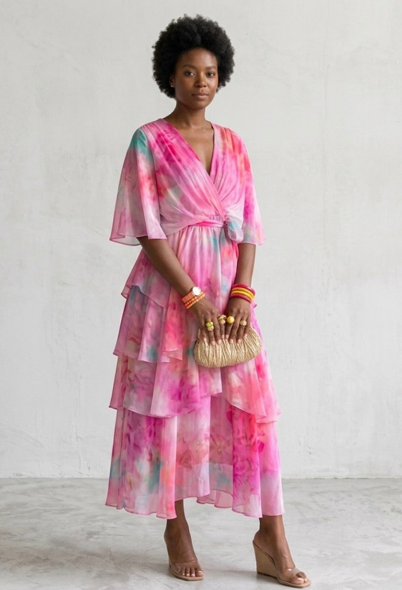 Ellis & Johnson™ | Layered Floral Sun Dress