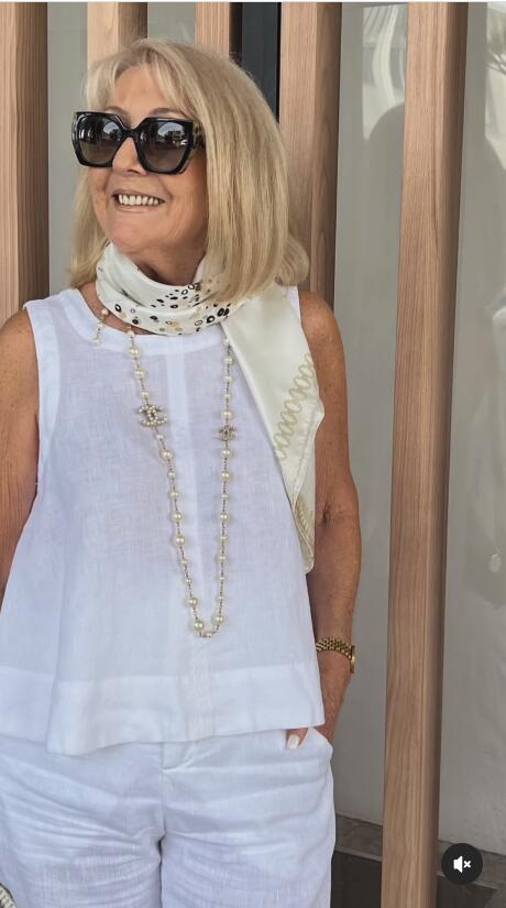 Trinidad™ | White Set Blouse and Wide Pants