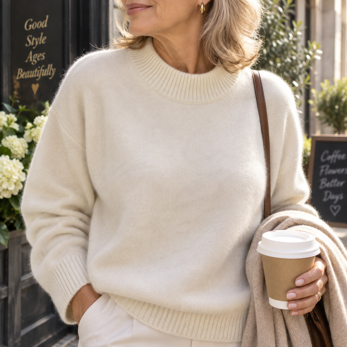 Bellamy | Stand-Up Collar Sweater – Wells & Rose