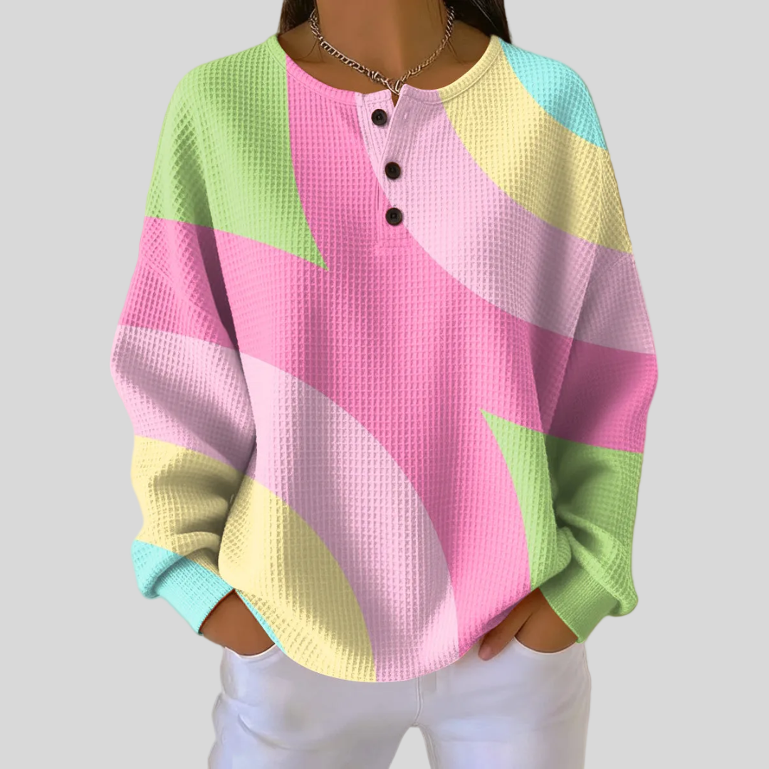 Lorelei | Abstract Pattern Sweatshirt – Wells & Rose