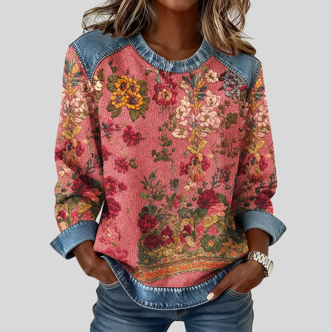 Orabelle | Tapestry Print Sweatshirt – Wells & Rose