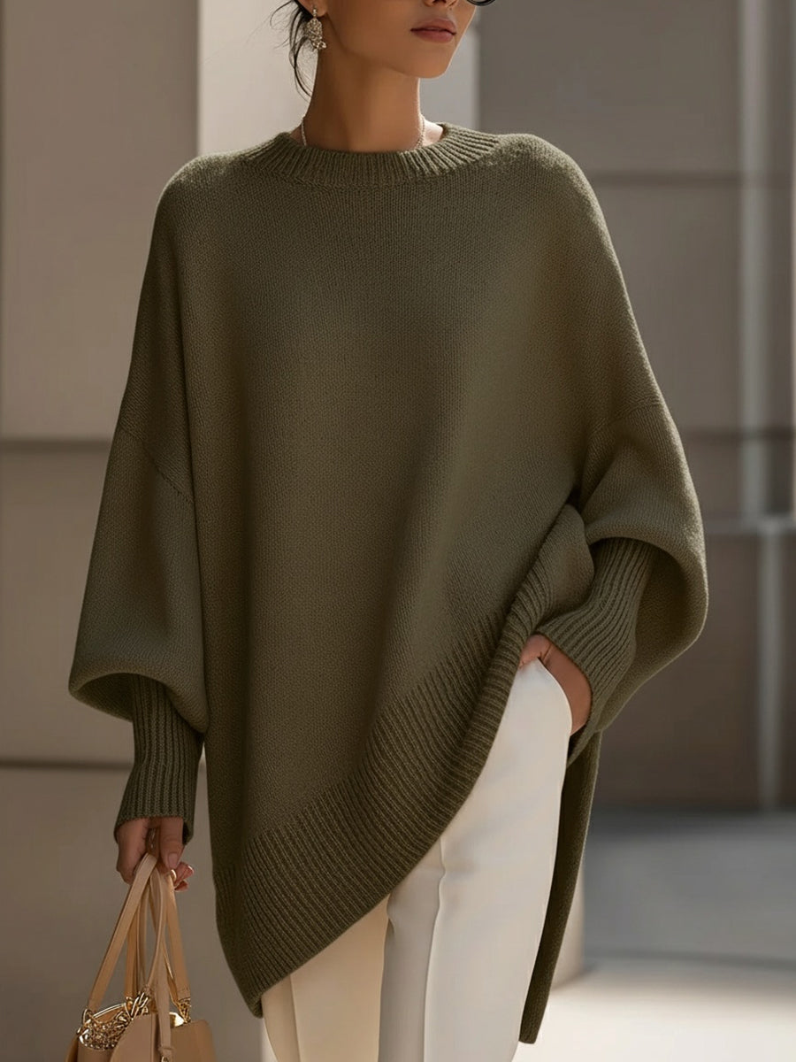 Jennifer | Oversized Wide-Neck Sweater – Wells & Rose