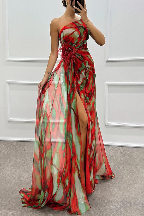 Ellis & Johnson™ | Vibrant Draped Dress