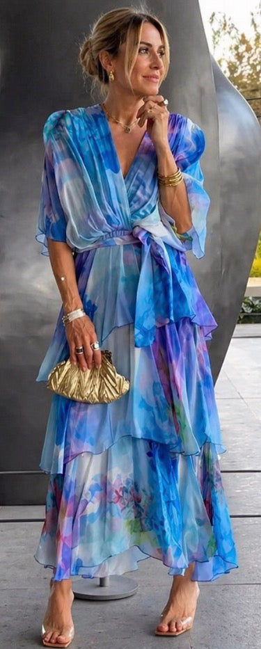 Ellis & Johnson™ | Layered Floral Sun Dress