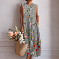 HAZEL | Sleeveless Maxi Dress