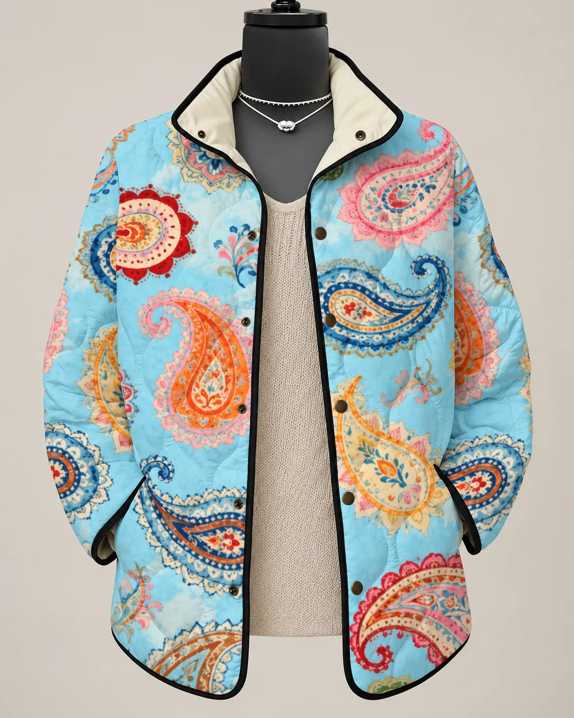 Camille Painted Garden Quilted Jacket