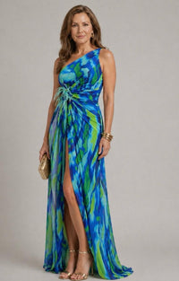 Ellis & Johnson™ | Vibrant Draped Dress
