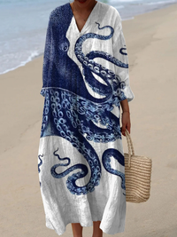 Marisol | Linen-Look Maxi Dress