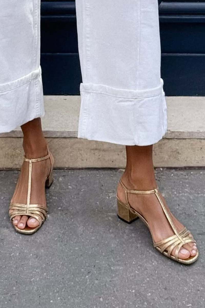 Marisa - Golden Everyday Elegance Sandals
