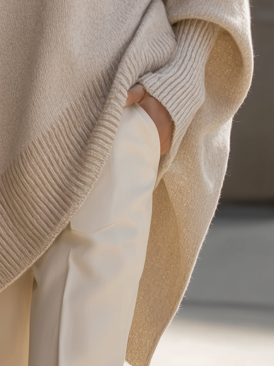 Jennifer | Oversized Wide-Neck Sweater – Wells & Rose