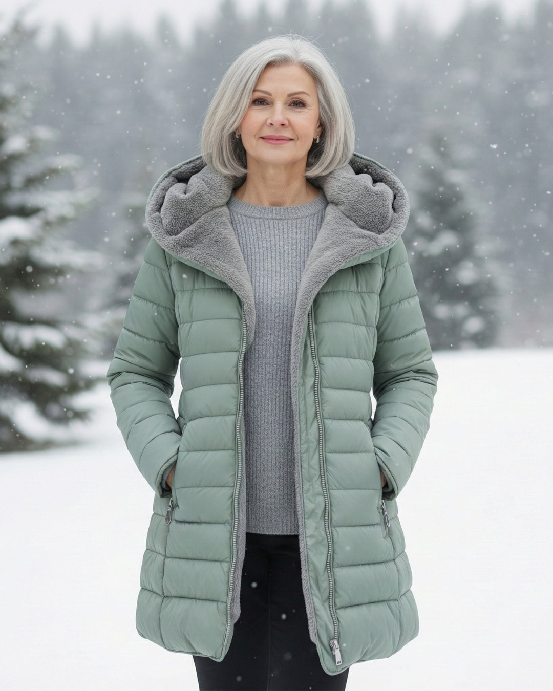 Georgina | Padded coat with fleece lining