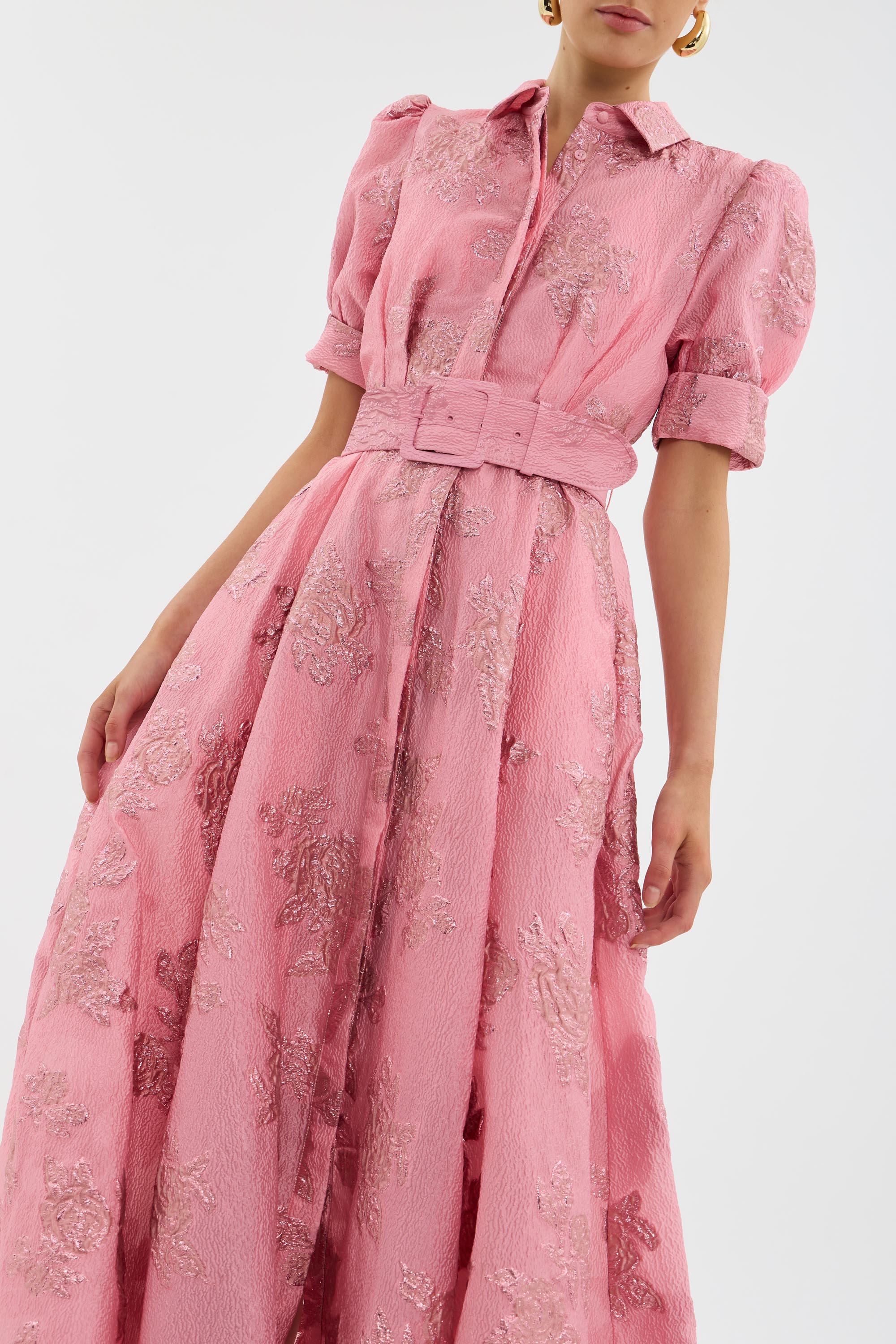Aria | Short Dress with Balloon Sleeves