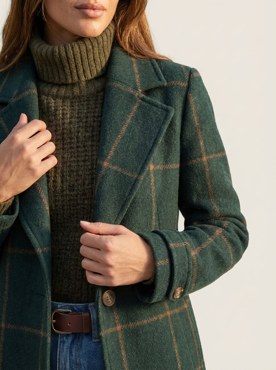 Valeria - Elegant Wool Coat