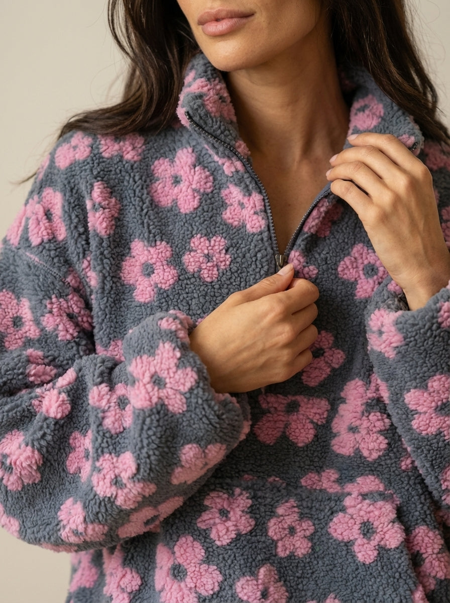 Daisy - Fleece Bloom Sweatshirt