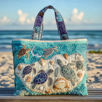 Artisanal Tote - Love of Turtles