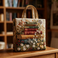 Artisanal Quilted Tote - Floral Motif