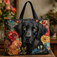 Midnight Bloom Companion | Handmade Quilted Tote