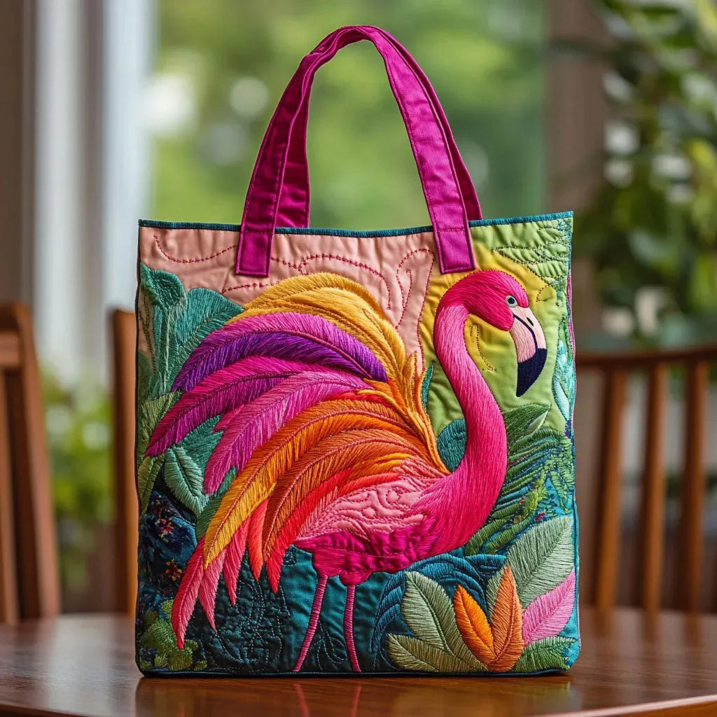 Quilted Bag - Rainbow Flame